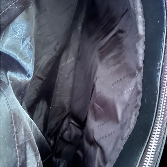 Versace Zip Tote Shopper Shoulder Crossbody Bag - Picture 5 of 8